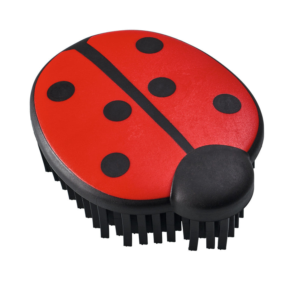 LADYBUG Brush - Hunter-petstore -handy brush for removing animal hair, dust and dirt -suitable for upholstered furniture, rugs and car seats -can also be used to groom animal fur -flexible rubber bristles in a V shape -washable