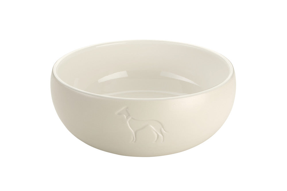 LUND Ceramic Bowl - Hunter-petstore -feeding or drinking bowl made of ceramic -subtle HUNTER dog embossing -high weight ensures a secure stand -slip-resistant silicone rim on the bottom -long-lasting and scratch resistant -food safe and dishwasher-safe