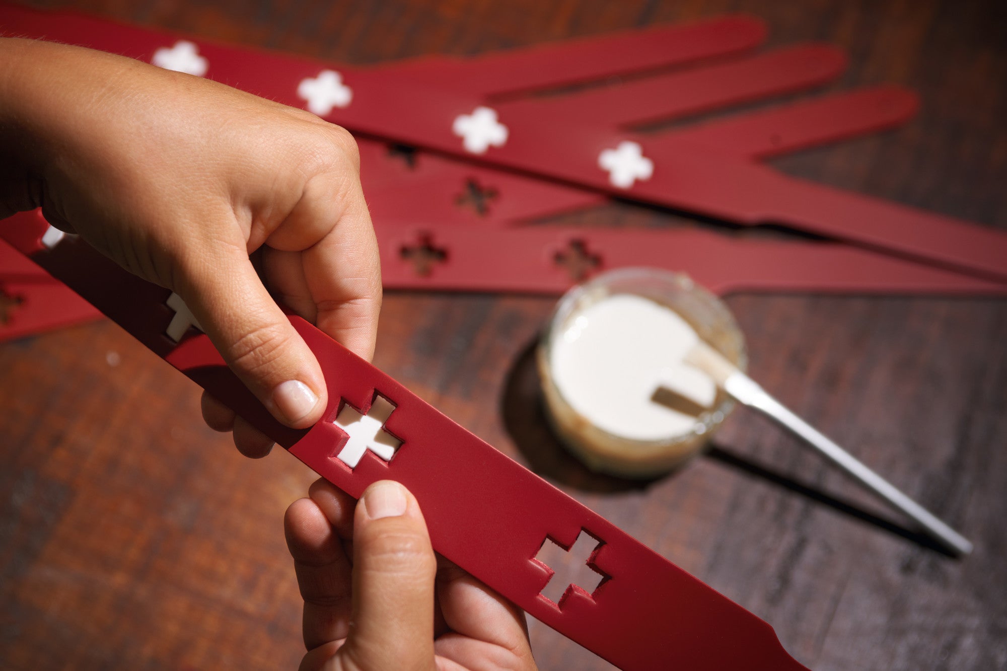 SWISS Collar - Hunter-petstore -especially soft cow leather -crosses are sewn in individually -made in Germany